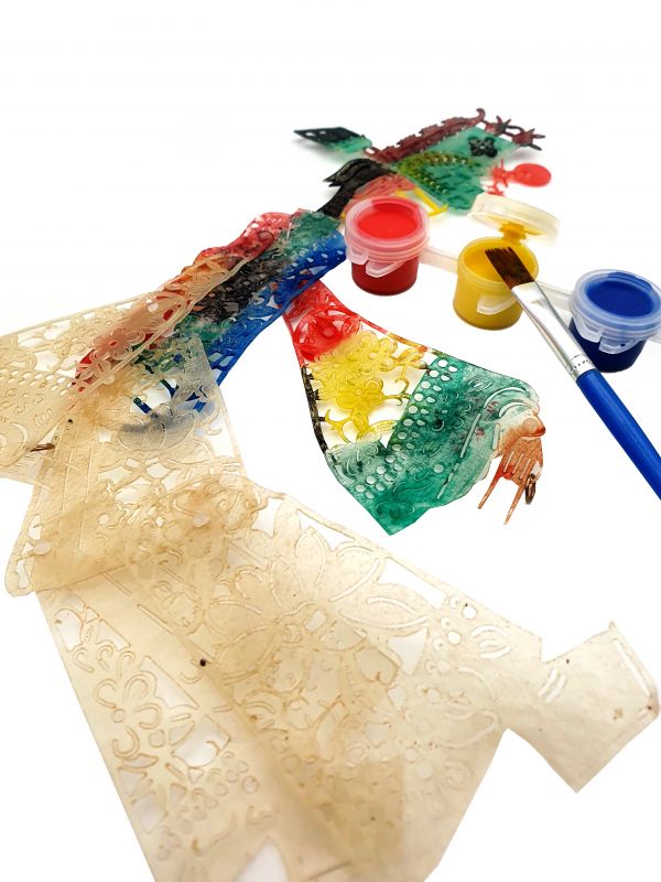 Cliquez sur la vignette pour agrandir et survolez la photo pour zoomer La marionnette chinoise à peindre - Enfant - DIY - Empereur 2