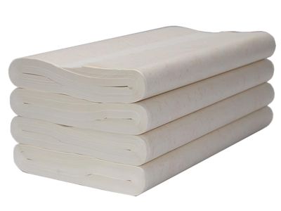 Lot 10 Feuilles papier de riz pour la calligraphie - Blanc - 46x68cm - Qualité A+