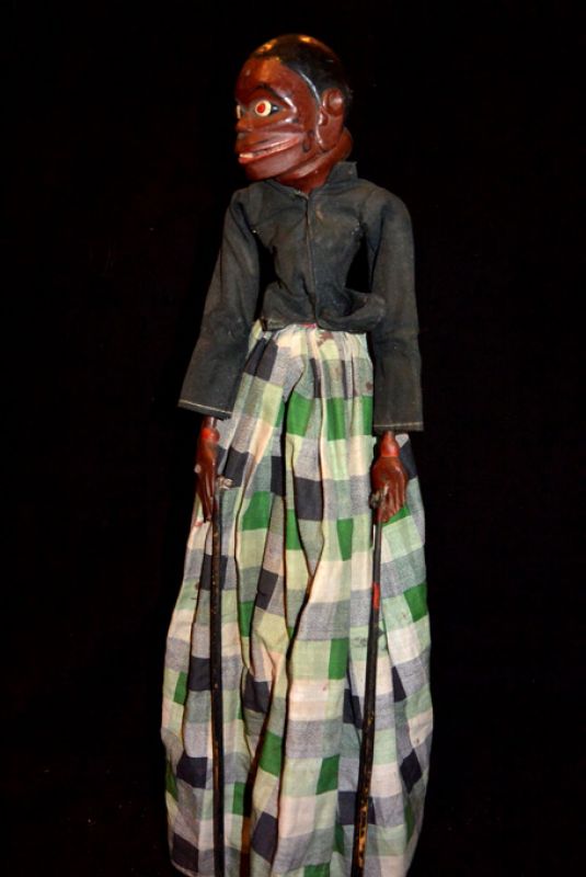 Marionnette Indonésienne Wayang Golek Hanuman, singe guerrier