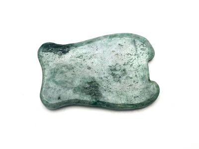 Médecine traditionnelle chinoise - Gua Sha Poisson - Corps et visage - Vert Foncé