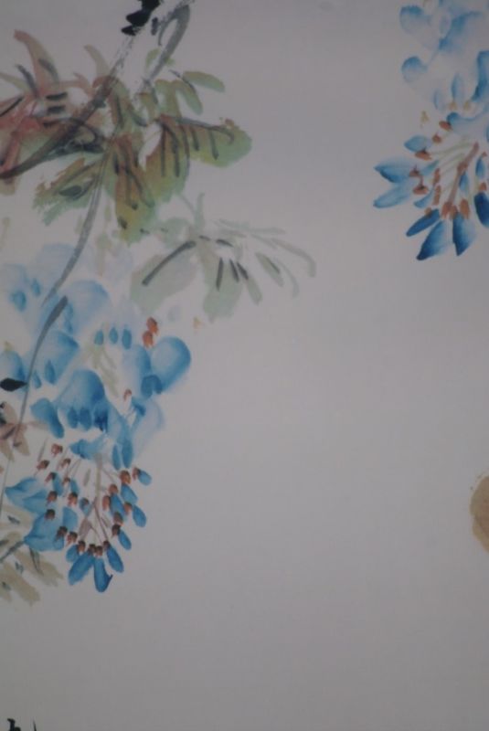 Cliquez sur la vignette pour agrandir et survolez la photo pour zoomer Peinture Chinoise Aquarelle sur soie Bouquet de Fleurs 5
