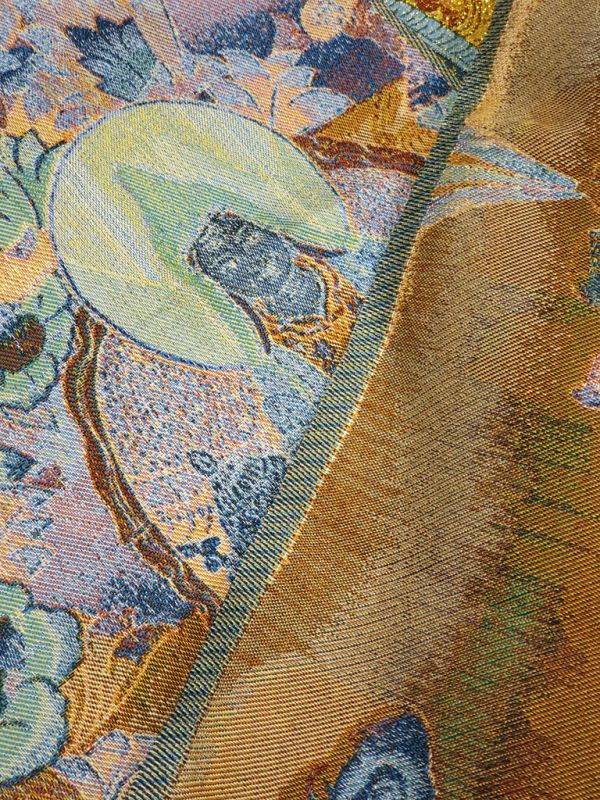 Cliquez sur la vignette pour agrandir et survolez la photo pour zoomer Peinture Chinoise - Broderie sur soie - Thangka - Maître nepalais sur la fleur de lotus 5