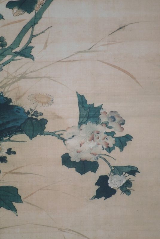 Cliquez sur la vignette pour agrandir et survolez la photo pour zoomer Peinture Chinoise Fleurs et oiseaux - Hiver 3