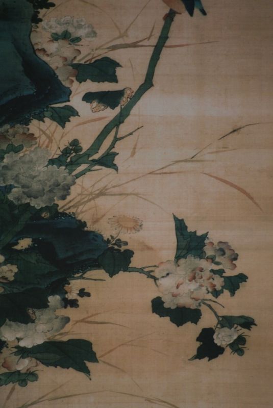 Cliquez sur la vignette pour agrandir et survolez la photo pour zoomer Peinture Chinoise Fleurs et oiseaux - Hiver 4