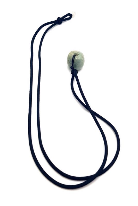 Cliquez sur la vignette pour agrandir et survolez la photo pour zoomer Pendentif Disque Bi en Jade Perle de jade 3