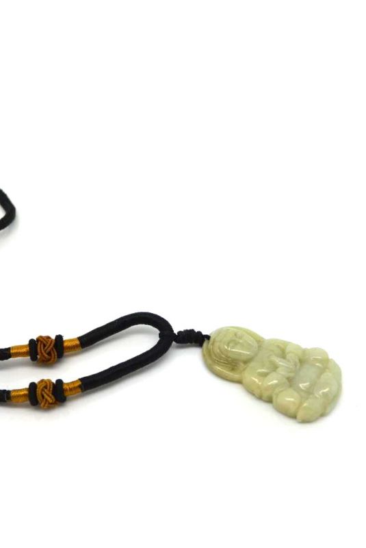Cliquez sur la vignette pour agrandir et survolez la photo pour zoomer Pendentif en Jade Bouddha Blanc 3
