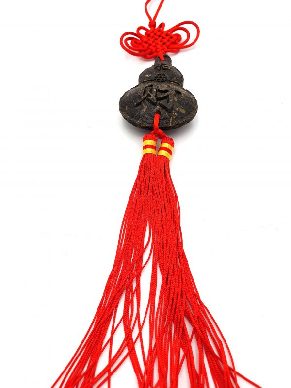 Cliquez sur la vignette pour agrandir et survolez la photo pour zoomer Pendentif Feng Shui Gourde Wu Lou - Thé compressé 3