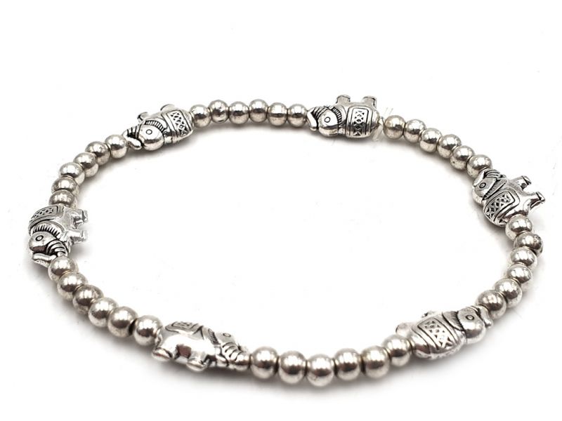 Cliquez sur la vignette pour agrandir et survolez la photo pour zoomer Petit Bracelet Ethnique Chinois Eléphants 2