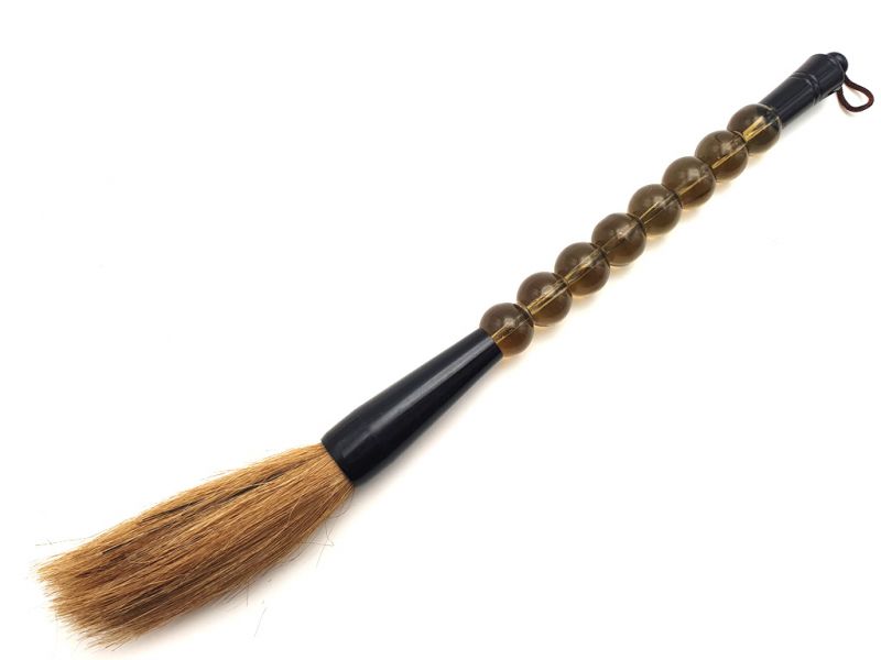 Petit Pinceau Chinois Calligraphie Transparent fumé