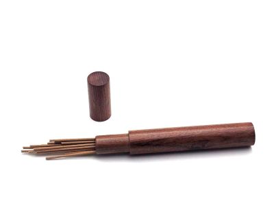 Petit Porte encens en Bois de rose - Idéal pour le transport