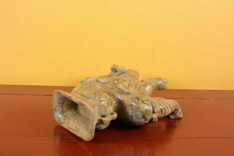 Cliquez sur la vignette pour agrandir et survolez la photo pour zoomer Statue en Jade Double éléphant 5