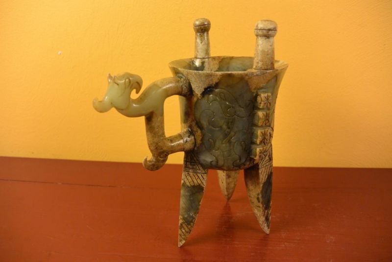 Pierre de Jade verre chinois en jade