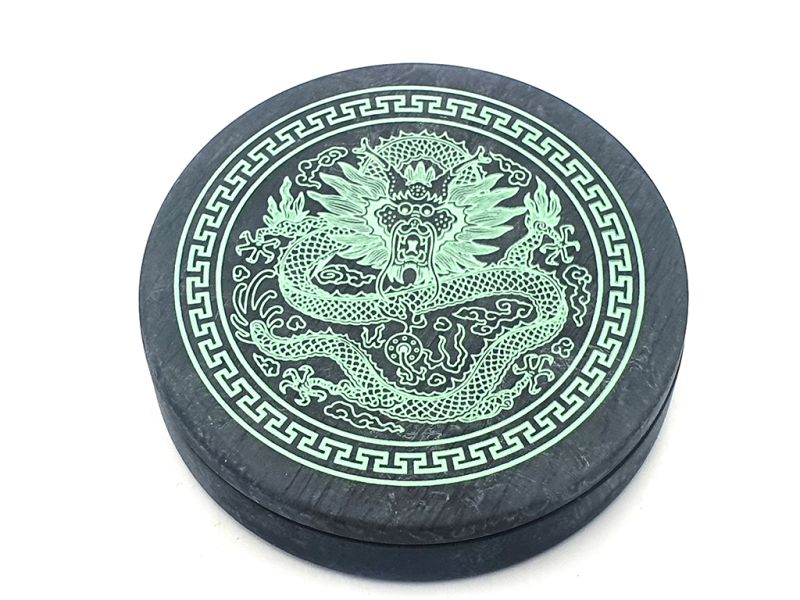 Cliquez sur la vignette pour agrandir et survolez la photo pour zoomer Pierres à encre Chinoise - Dragon 2