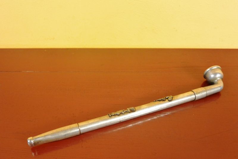 Cliquez sur la vignette pour agrandir et survolez la photo pour zoomer Pipe Chinoise en metal Télescopique 2