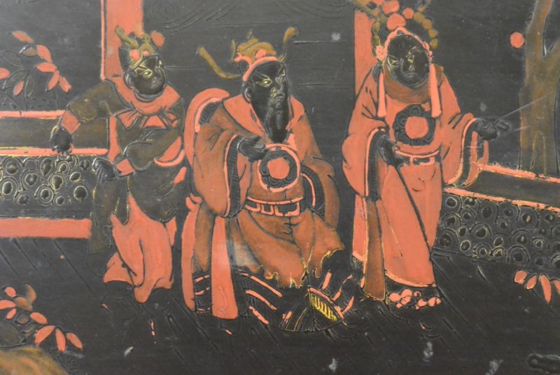 Cliquez sur la vignette pour agrandir et survolez la photo pour zoomer Plaque en bois Chinoise Peinture Confucius 3