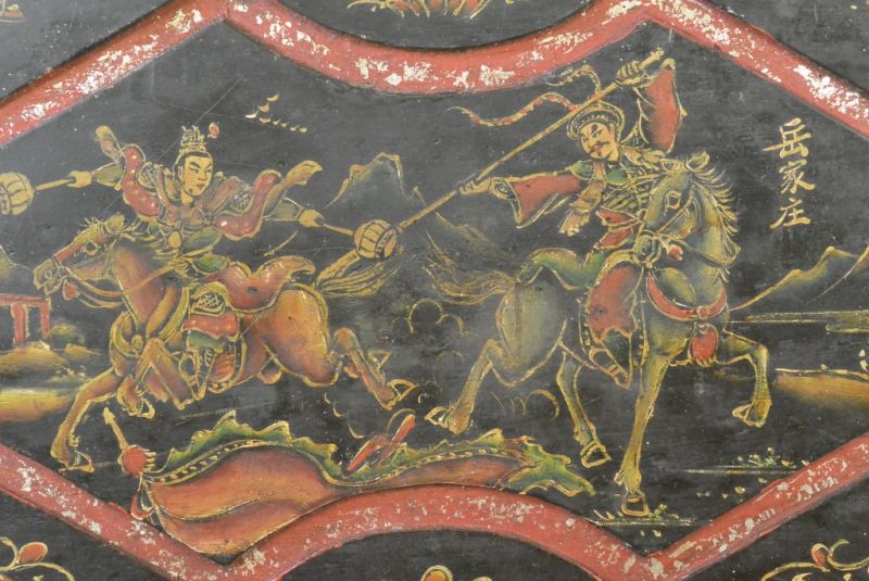 Cliquez sur la vignette pour agrandir et survolez la photo pour zoomer Plaque en bois Peinture Cavaliers 2