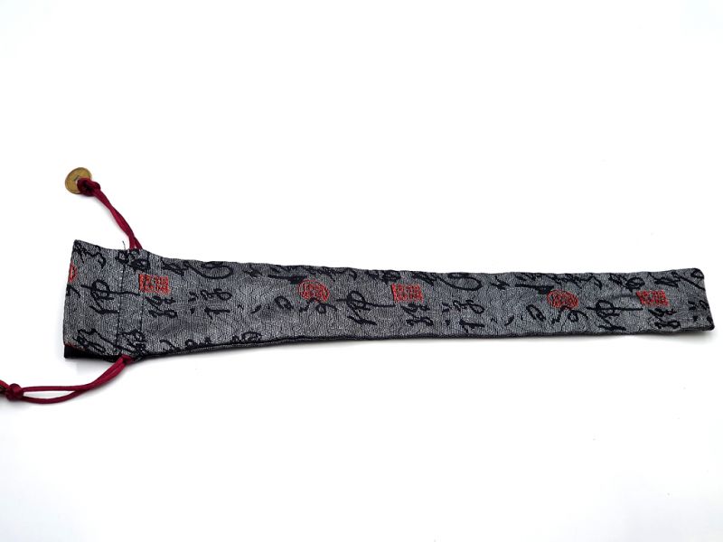 Cliquez sur la vignette pour agrandir et survolez la photo pour zoomer Pochette pour éventail chinois - Taille S - Caractères chinois 2