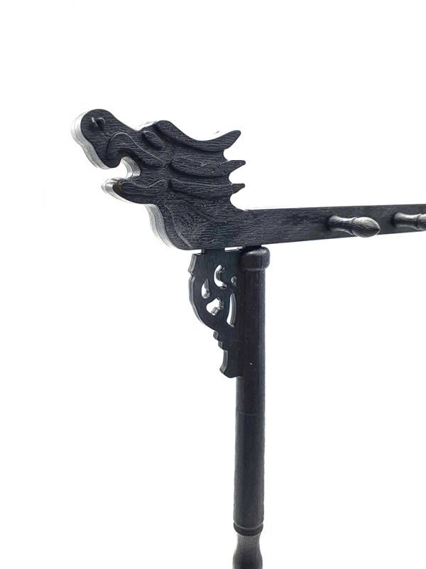 Cliquez sur la vignette pour agrandir et survolez la photo pour zoomer Porte-pinceaux chinois moderne - 12 emplacements pinceaux - Imitation bois 3