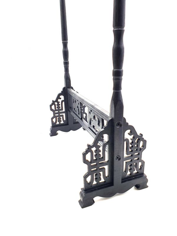 Cliquez sur la vignette pour agrandir et survolez la photo pour zoomer Porte-pinceaux chinois moderne - 12 emplacements pinceaux - Imitation bois 5