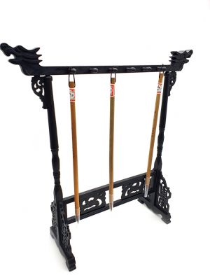 Porte-pinceaux chinois moderne - 12 emplacements pinceaux - Imitation bois Porte-pinceaux chinois moderne - 12 emplacements pinceaux - Imitation bois