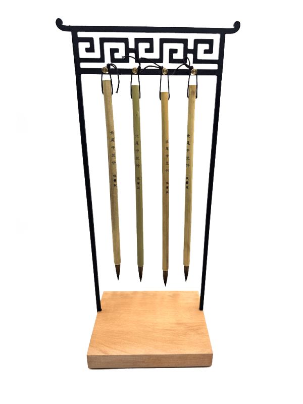 Cliquez sur la vignette pour agrandir et survolez la photo pour zoomer Porte-pinceaux chinois moderne - 8 emplacements - Porte chinoise 3