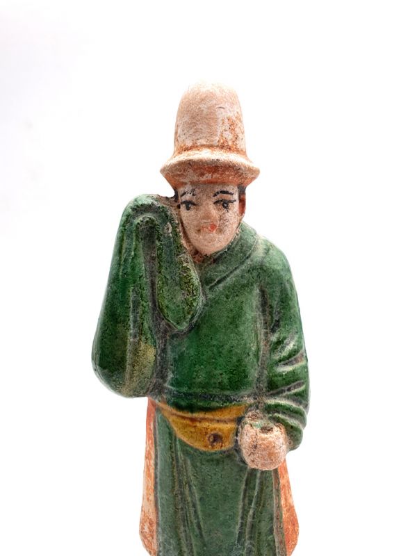 Cliquez sur la vignette pour agrandir et survolez la photo pour zoomer Statue Chinoise en terre cuite 3