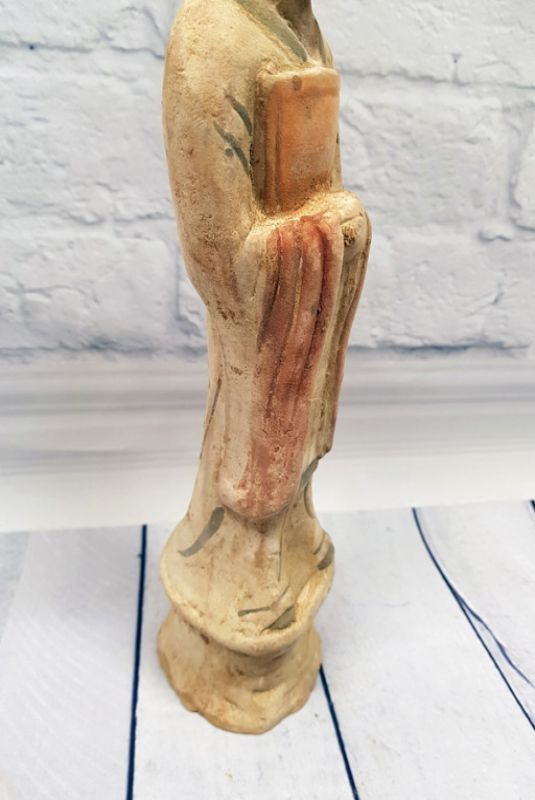 Cliquez sur la vignette pour agrandir et survolez la photo pour zoomer Statue en Terre Cuite - Terracotta - Signe du Zodiaque - Bœuf 3