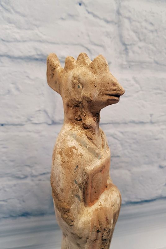 Cliquez sur la vignette pour agrandir et survolez la photo pour zoomer Statue en Terre Cuite - Terracotta - Signe du Zodiaque - Coq 2