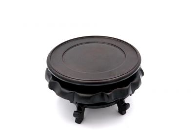 Support Chinois en Bois Rond
