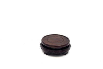 Support Chinois en Bois Rond gravé 7cm