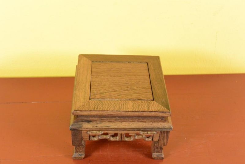 Cliquez sur la vignette pour agrandir et survolez la photo pour zoomer Support en Bois - Table Chinoise - 12x12x10cm 3