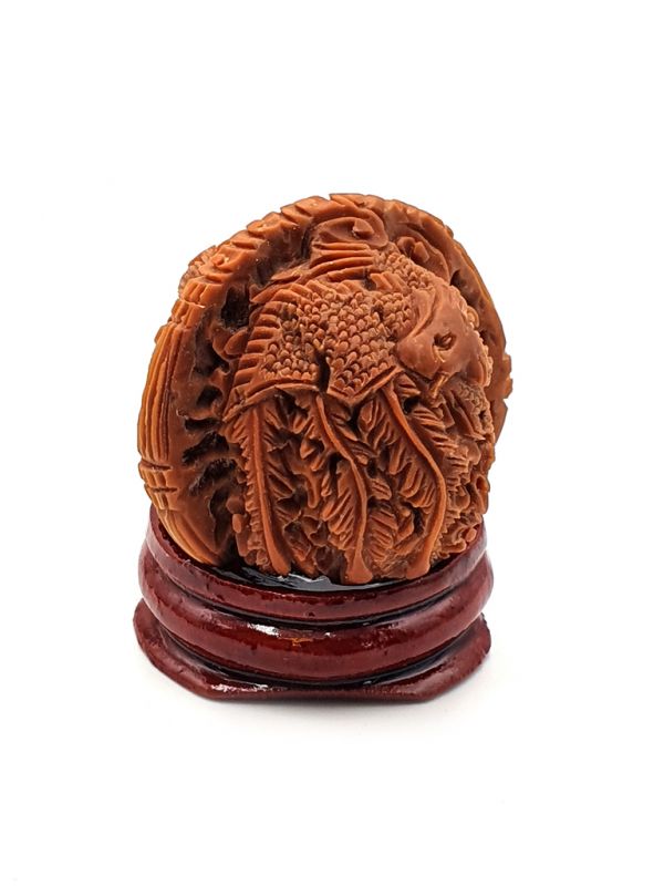 Cliquez sur la vignette pour agrandir et survolez la photo pour zoomer Support pour noix sculptée - Bois M 3