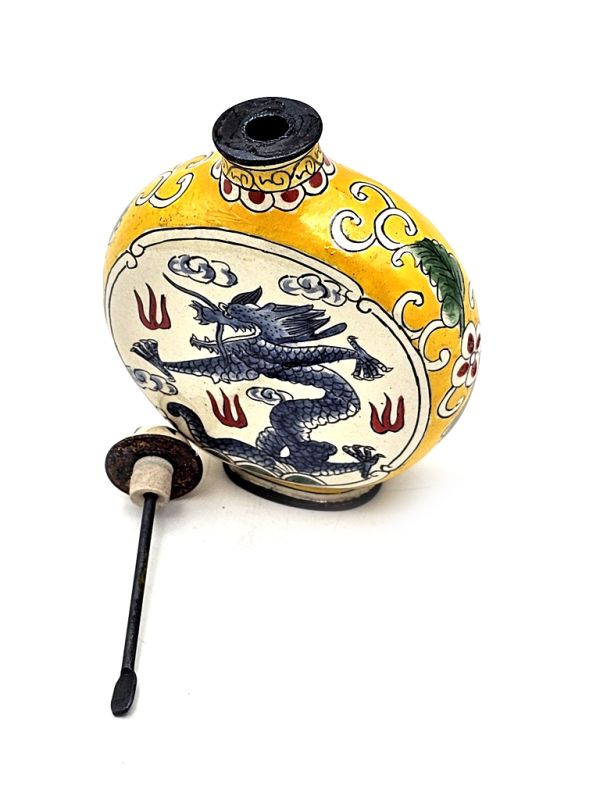 Cliquez sur la vignette pour agrandir et survolez la photo pour zoomer Tabatières Chinoises en métal - Le grand dragon 3