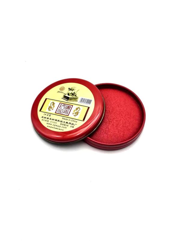 Tampon d’Encre Rouge Premium pour Sceau Chinois 6cm