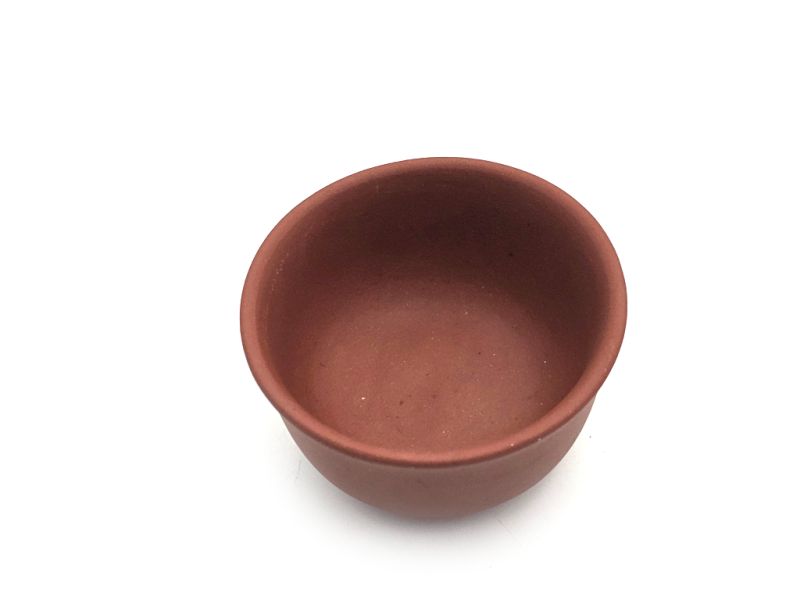 Cliquez sur la vignette pour agrandir et survolez la photo pour zoomer Tasses chinoises en terre de Yixing - Argile Rouge Zi Ni - Lot de 4 tasses - 80ml 4