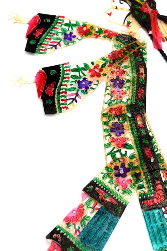 Cliquez sur la vignette pour agrandir et survolez la photo pour zoomer Théâtre d'ombres Chinois - Marionnettes PiYing - Femme - Polychrome 3