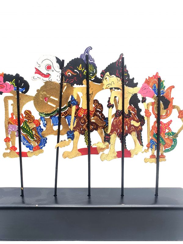 Cliquez sur la vignette pour agrandir et survolez la photo pour zoomer Théâtre d'ombres Indonésien - Petite Wayang kulit 10cm 2