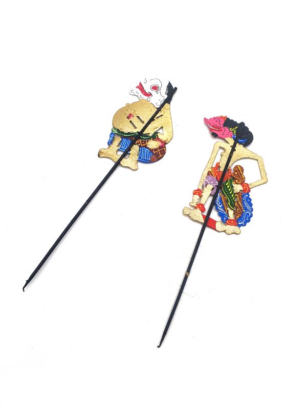 Cliquez sur la vignette pour agrandir et survolez la photo pour zoomer Théâtre d'ombres Indonésien - Petite Wayang kulit 10cm 4