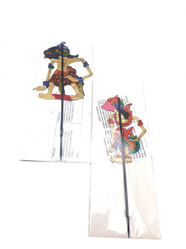 Cliquez sur la vignette pour agrandir et survolez la photo pour zoomer Théâtre d'ombres Indonésien - Petite Wayang kulit 10cm 5