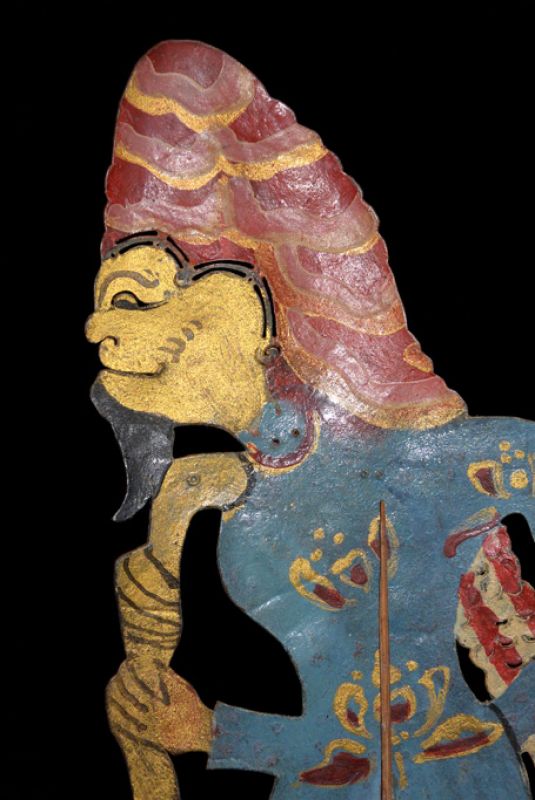 Cliquez sur la vignette pour agrandir et survolez la photo pour zoomer Théâtre d'ombres Indonésien Wayang Kulit Invité 2