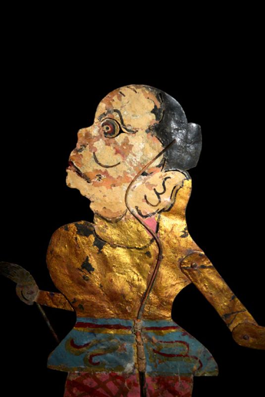 Cliquez sur la vignette pour agrandir et survolez la photo pour zoomer Théâtre d'ombres Indonésien Wayang Kulit Nala Gareng 2