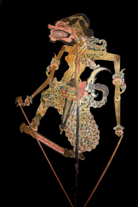 Théâtre d'ombres Indonésien Wayang Kulit Patih Arya Sakuni