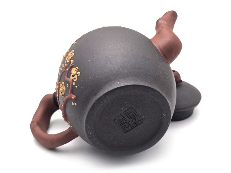 Cliquez sur la vignette pour agrandir et survolez la photo pour zoomer Théière chinoise en terre de Yixing - Argile Brune Zi Ni - art du thé - 420ml 4