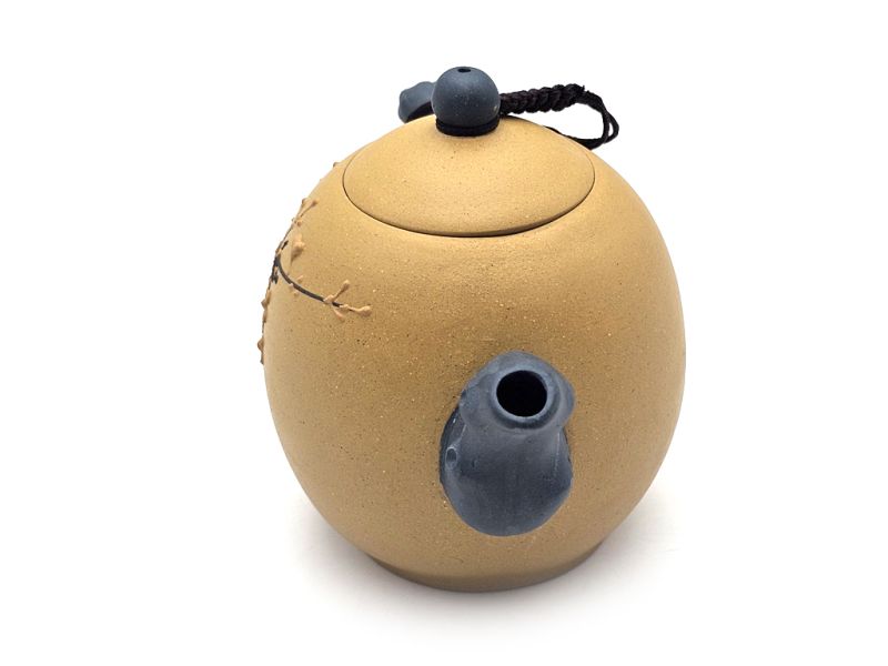 Cliquez sur la vignette pour agrandir et survolez la photo pour zoomer Théière chinoise en terre de Yixing - Argile Lu Ni - art du thé - 420ml 3