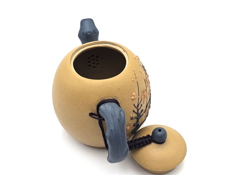 Cliquez sur la vignette pour agrandir et survolez la photo pour zoomer Théière chinoise en terre de Yixing - Argile Lu Ni - art du thé - 420ml 4